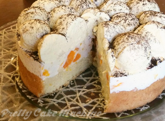 Recipe/Tutorial: German Schneeball Torte (Orange “Snow Ball Cake”) | Pretty Cake Machine